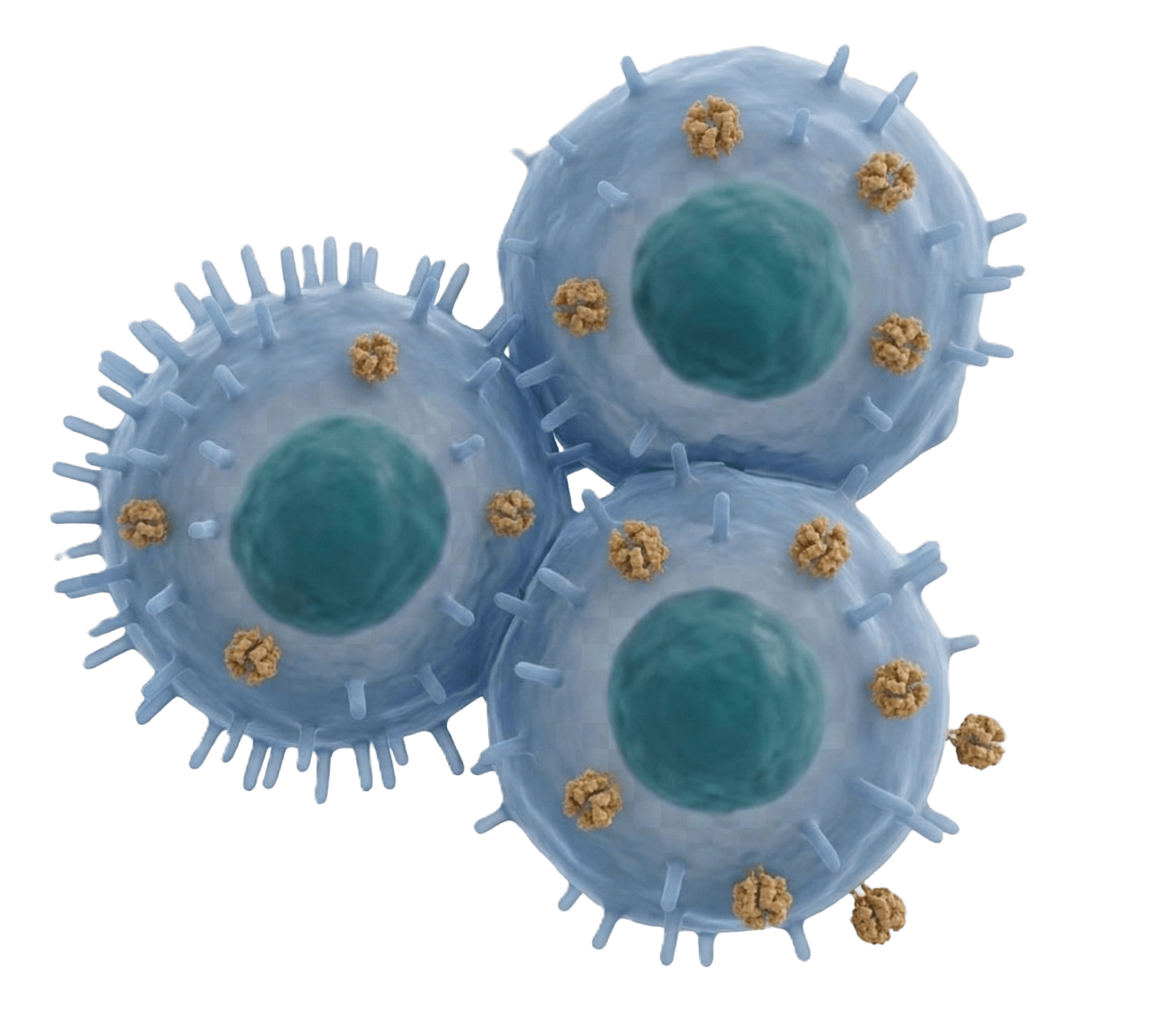 3D tumor cell render